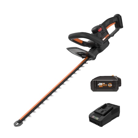 Worx Nitro 20V Brushless 22 in. Cordless Hedge Trimmer, Battery and Charger Included WG263